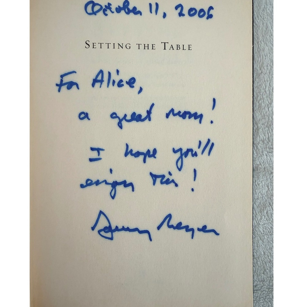 Danny Meyer Setting the Table Book Hardcover Signed Personalized Business 2006 - Picture 4 of 10